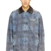 d-ivar-s1 Giacca in denim bouclé grafico