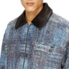 d-ivar-s1 Giacca in denim bouclé grafico