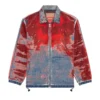 d-krap-fse Giacca in denim devoré con logo