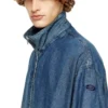 d-krap-s6 Giacca con zip in denim fluido d-krap-s6 Giacca con zip in denim fluido