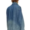 d-krap-s6 Giacca con zip in denim fluido d-krap-s6 Giacca con zip in denim fluido