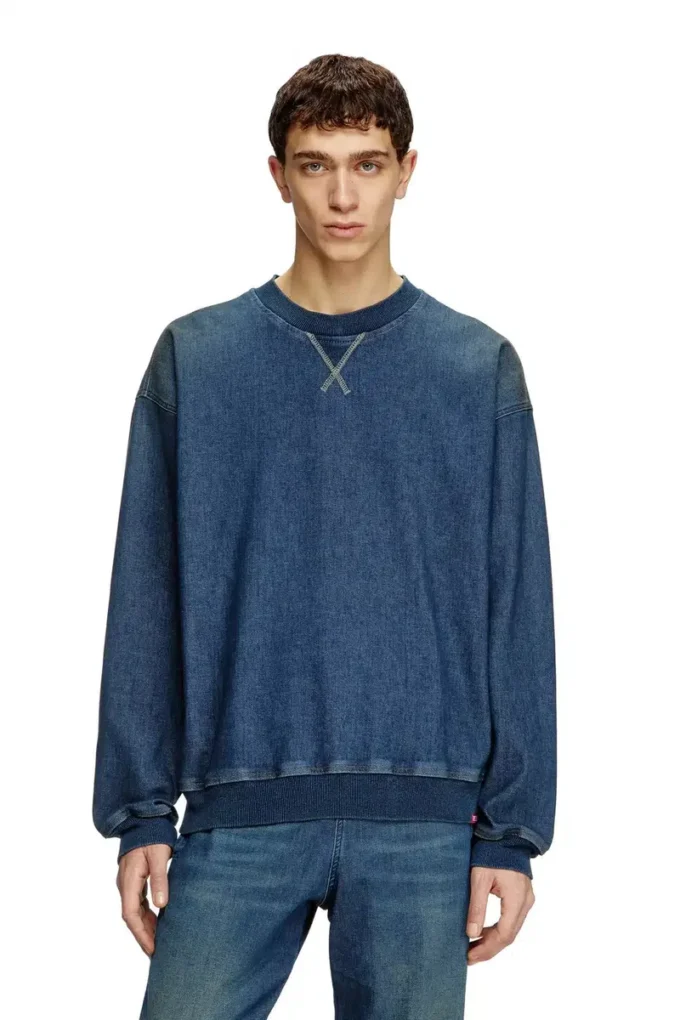 d-kriby-s track Felpa in Track Denim d-kriby-s track Felpa in Track Denim