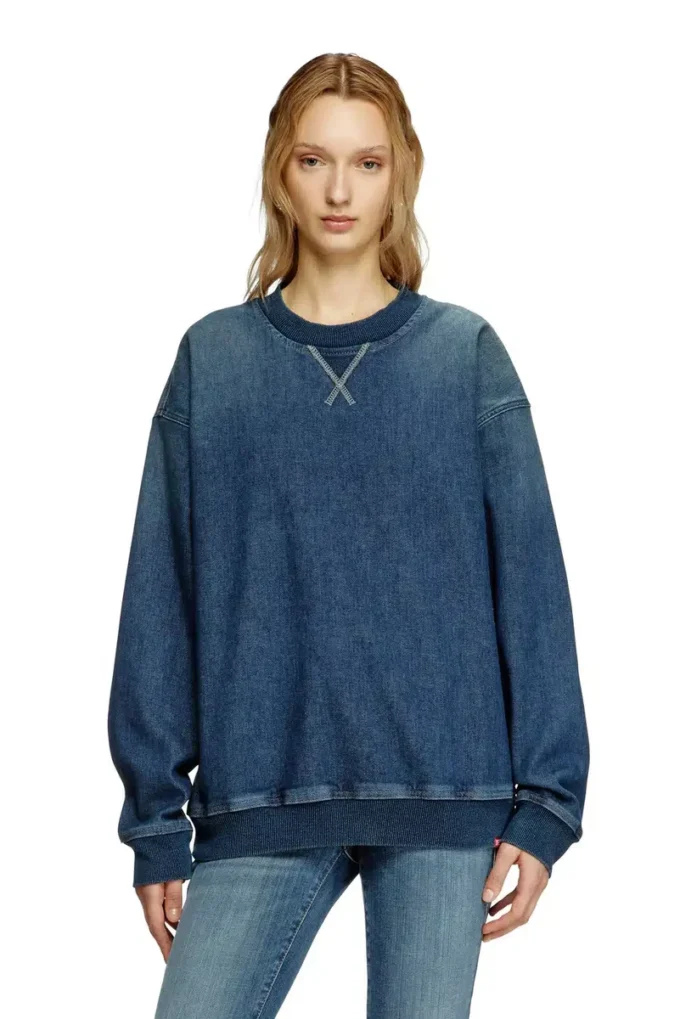 d-kriby-s track Felpa in Track Denim d-kriby-s track Felpa in Track Denim