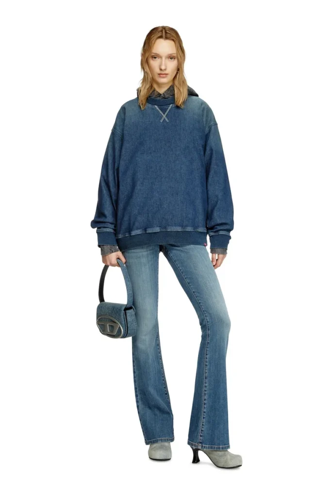 d-kriby-s track Felpa in Track Denim d-kriby-s track Felpa in Track Denim
