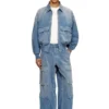 d-kurz Giacca in denim colorato a spina di pesce d-kurz Giacca in denim colorato a spina di pesce