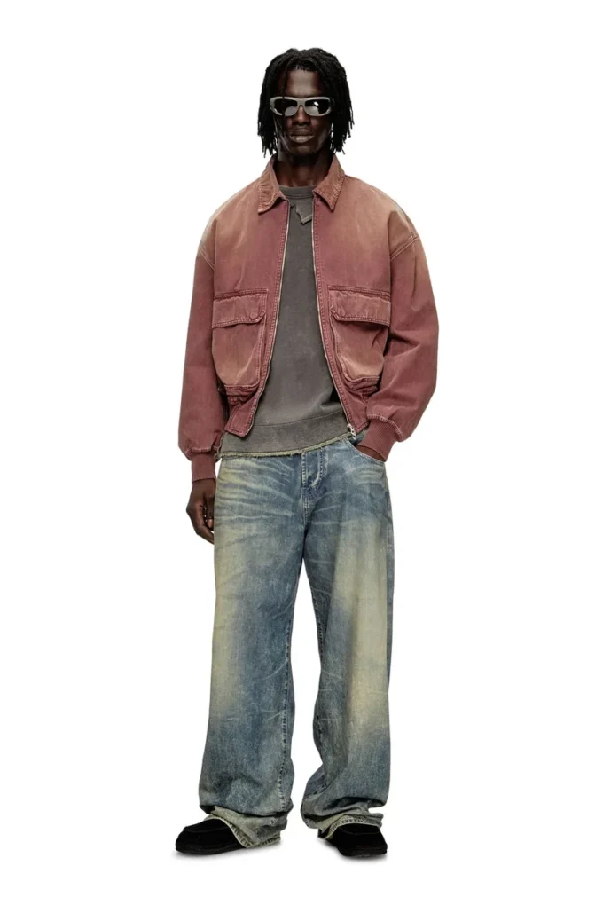 d-kurz Giacca in denim colorato a spina di pesce d-kurz Giacca in denim colorato a spina di pesce
