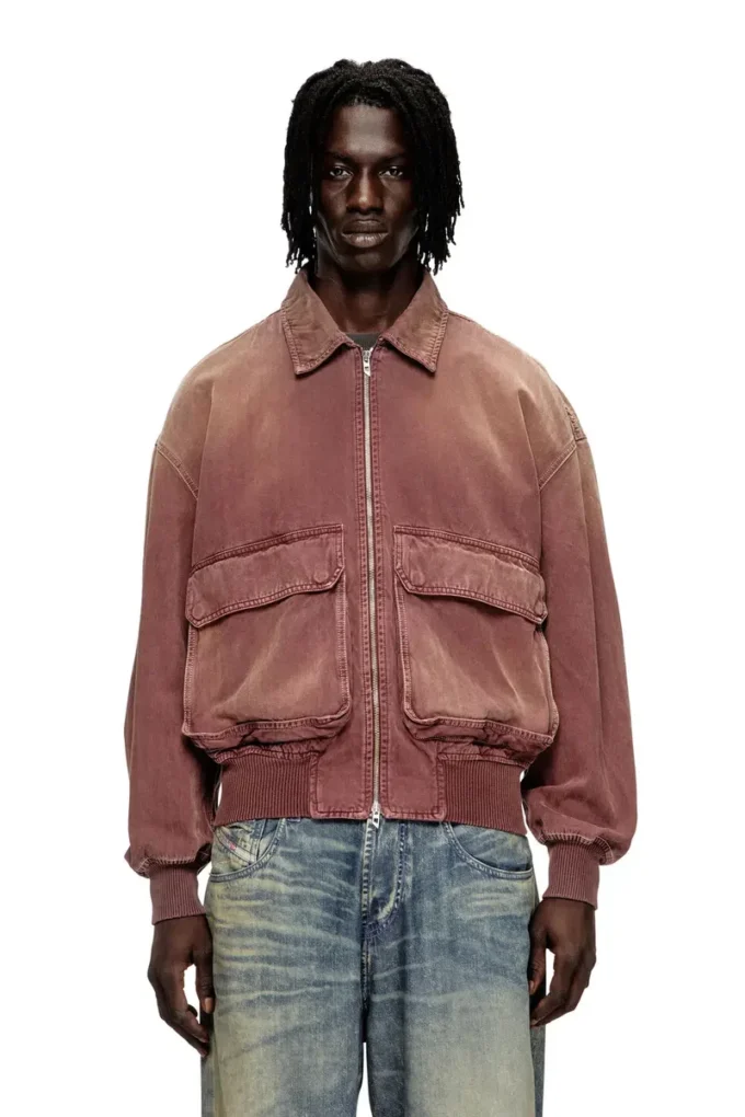 d-kurz Giacca in denim colorato a spina di pesce d-kurz Giacca in denim colorato a spina di pesce