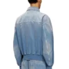 d-kurz Giacca in denim colorato a spina di pesce d-kurz Giacca in denim colorato a spina di pesce