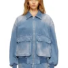 d-kurz Giacca in denim colorato a spina di pesce d-kurz Giacca in denim colorato a spina di pesce