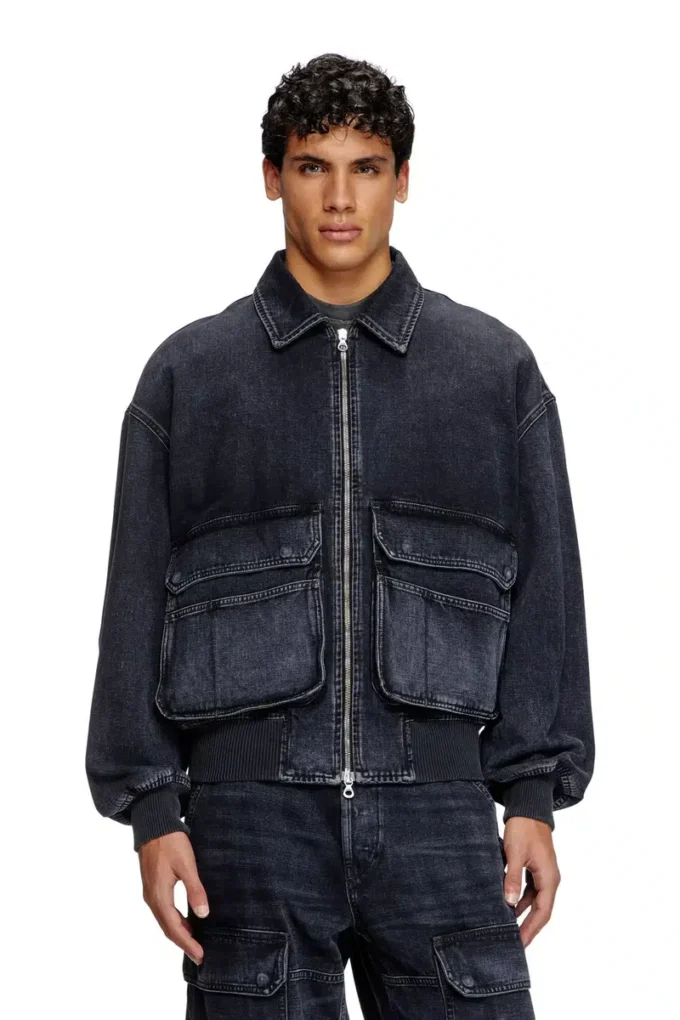 d-kurz Giacca in denim con trama batavia d-kurz Giacca in denim con trama batavia