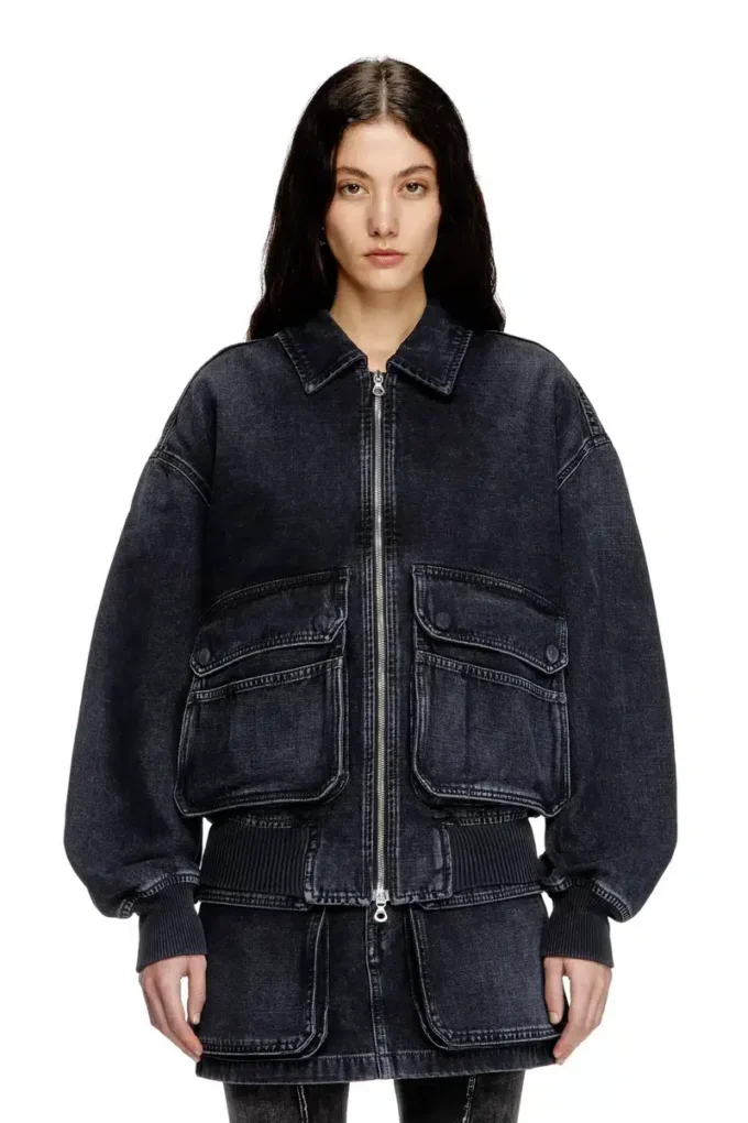d-kurz Giacca in denim con trama batavia d-kurz Giacca in denim con trama batavia