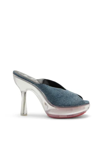d-lake platform sdl Sabot con plateau D-Lake in denim e plexiglass