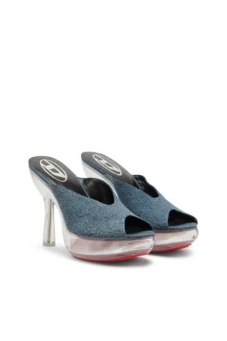 d-lake platform sdl Sabot con plateau D-Lake in denim e plexiglass