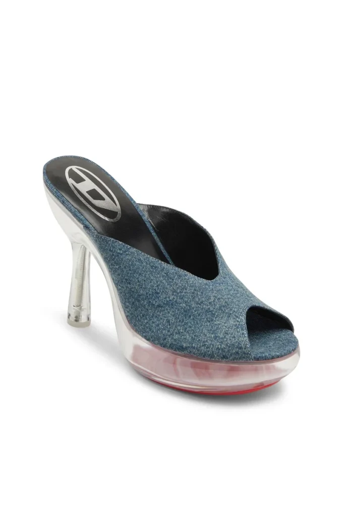 d-lake platform sdl Sabot con plateau D-Lake in denim e plexiglass d-lake platform sdl Sabot con plateau D-Lake in denim e plexiglass