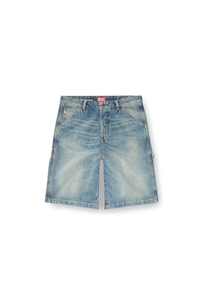 d-livery-short Pantaloncini utility in denim
