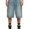 d-livery-short Pantaloncini utility in denim