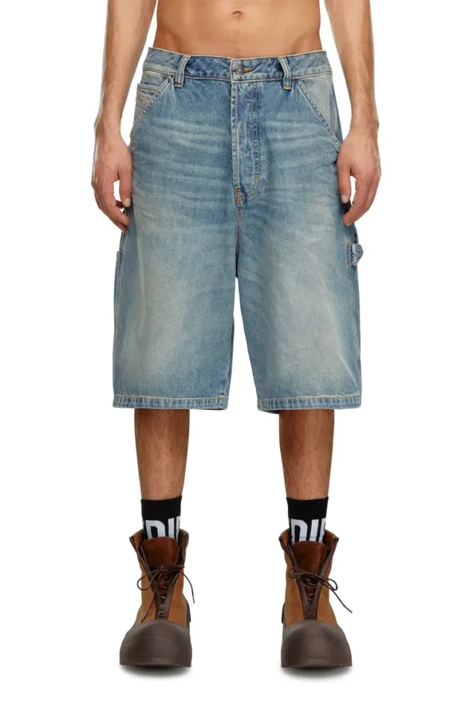 d-livery-short Pantaloncini utility in denim