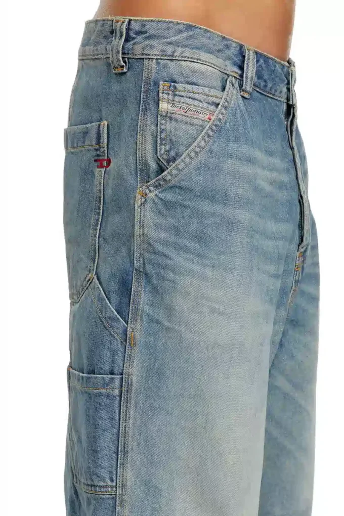 d-livery-short Pantaloncini utility in denim