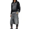 d-livery-short Shorts utility in denim di canapa