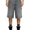 d-livery-short Shorts utility in denim di canapa