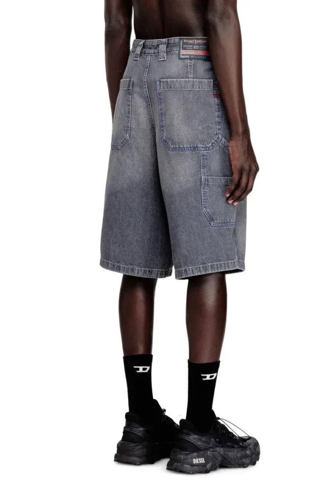 d-livery-w-short Shorts in denim dalla vestibilità morbida d-livery-w-short Shorts in denim dalla vestibilità morbida