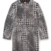 d-lot-fsh Cappotto in denim jacquard Principe di Galles d-lot-fsh Cappotto in denim jacquard Principe di Galles