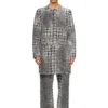 d-lot-fsh Cappotto in denim jacquard Principe di Galles d-lot-fsh Cappotto in denim jacquard Principe di Galles