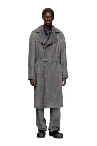 d-matthew-s Trench in denim fantasia