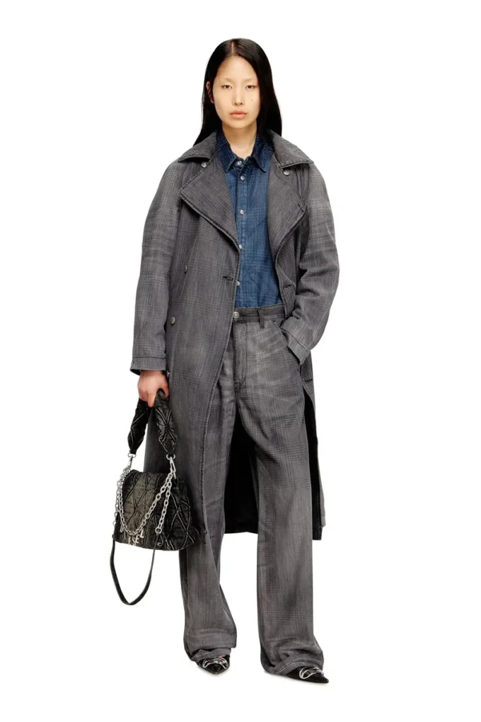d-matthew-s Trench in denim fantasia d-matthew-s Trench in denim fantasia