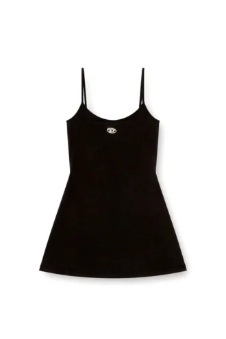 d-newhop-od Miniabito in cotone con logo Oval D
