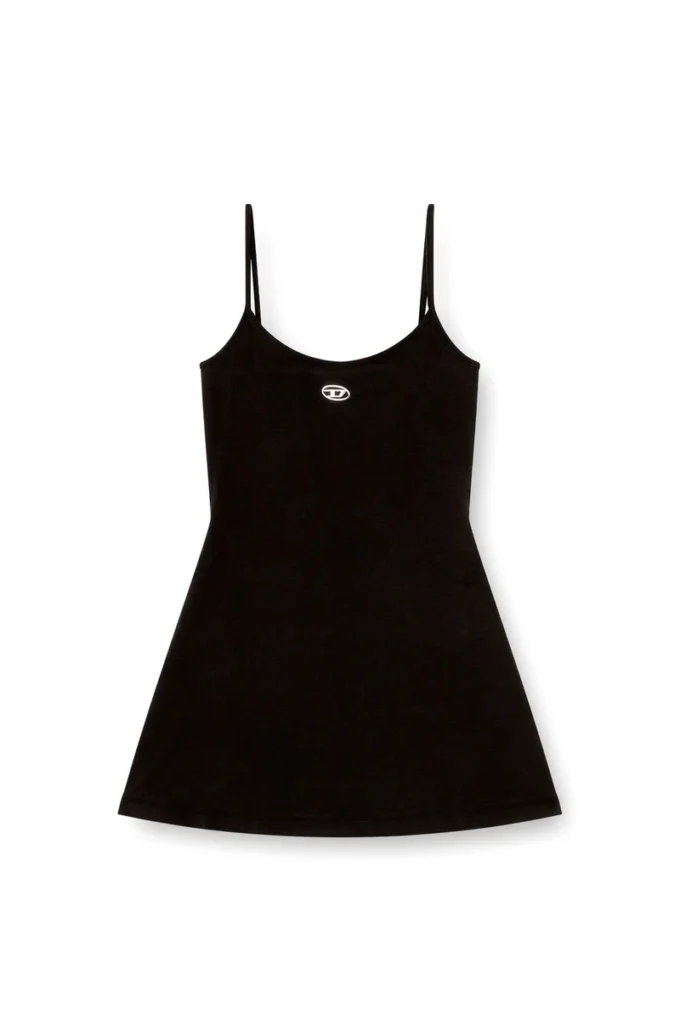 d-newhop-od Miniabito in cotone con logo Oval D