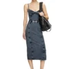 d-ony Abito midi in jersey effetto denim d-ony Abito midi in jersey effetto denim