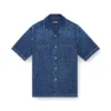 d-paroshort Camicia da bowling in denim