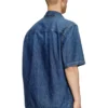d-paroshort Camicia da bowling in denim