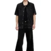 d-paroshort Camicia da bowling in denim Tencel