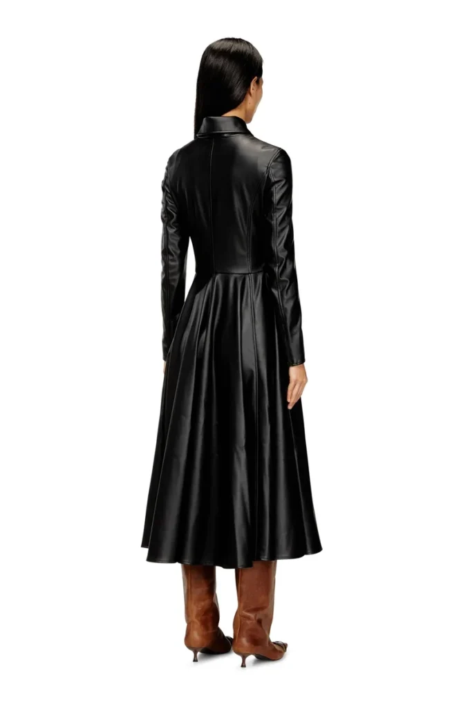 d-ragon Abito cappotto midi con dettagli biker d-ragon Abito cappotto midi con dettagli biker