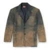 d-reg-s Blazer in denim fluido sfumato d-reg-s Blazer in denim fluido sfumato