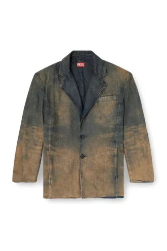 d-reg-s Blazer in denim fluido sfumato