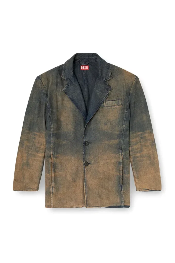 d-reg-s Blazer in denim fluido sfumato d-reg-s Blazer in denim fluido sfumato
