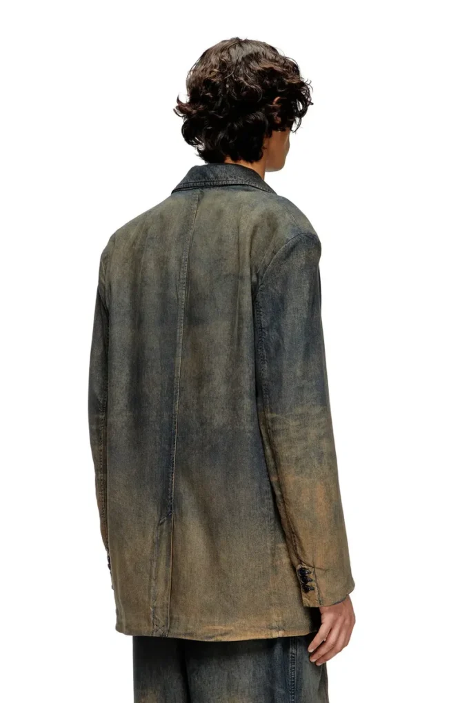 d-reg-s Blazer in denim fluido sfumato d-reg-s Blazer in denim fluido sfumato