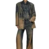 d-reg-s Blazer in denim fluido sfumato d-reg-s Blazer in denim fluido sfumato