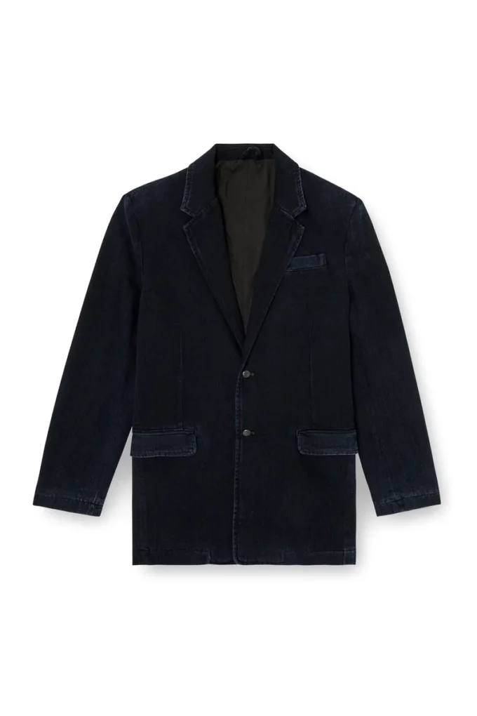 d-reger-d Blazer in denim leggermente trattato d-reger-d Blazer in denim leggermente trattato