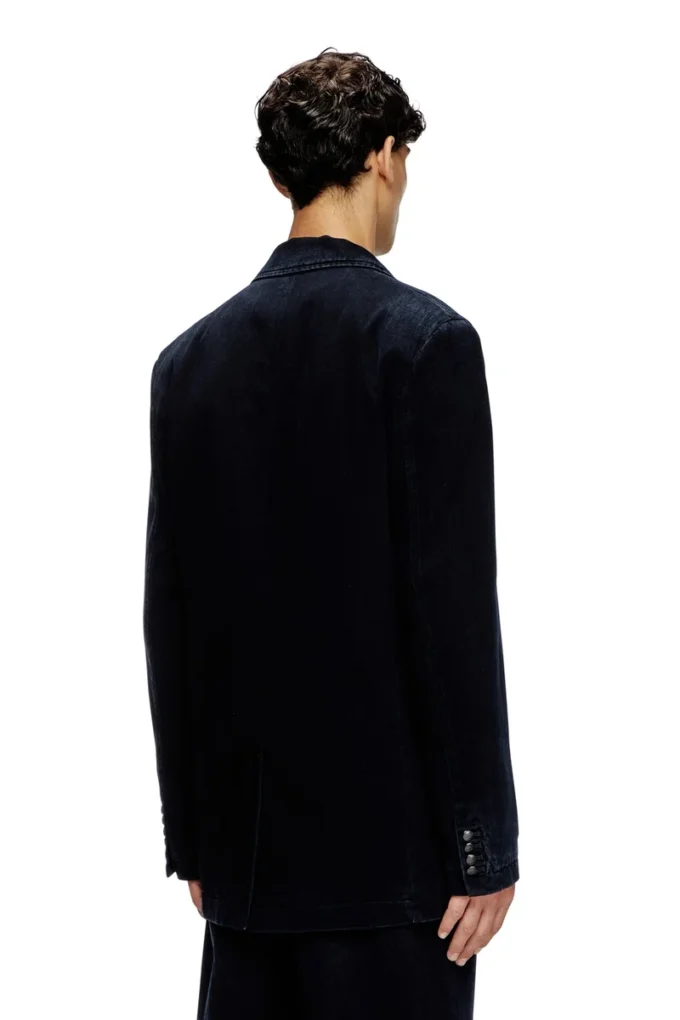 d-reger-d Blazer in denim leggermente trattato d-reger-d Blazer in denim leggermente trattato