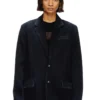 d-reger-d Blazer in denim leggermente trattato d-reger-d Blazer in denim leggermente trattato