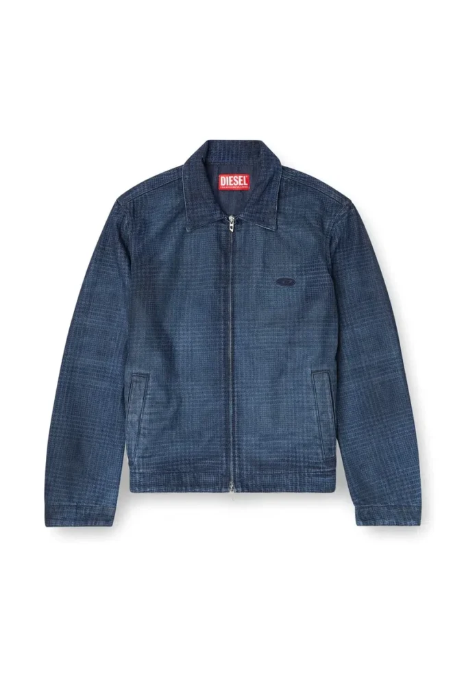 d-roheen-s Giacca in denim Principe di Galles d-roheen-s Giacca in denim Principe di Galles