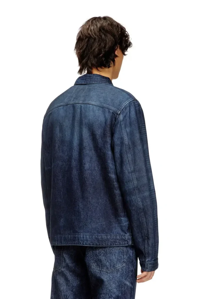 d-roheen-s Giacca in denim Principe di Galles d-roheen-s Giacca in denim Principe di Galles