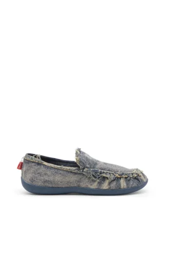 d-shock moc D-Shock – Mocassini in denim effetto consumato