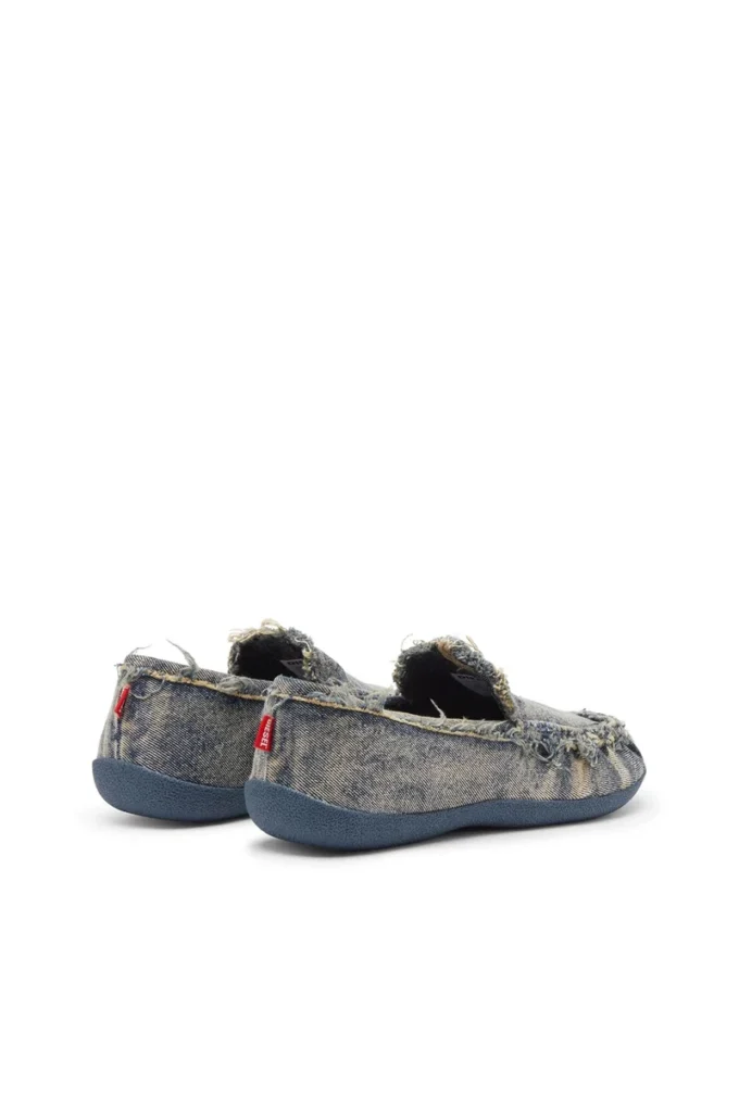 d-shock moc D-Shock – Mocassini in denim effetto consumato