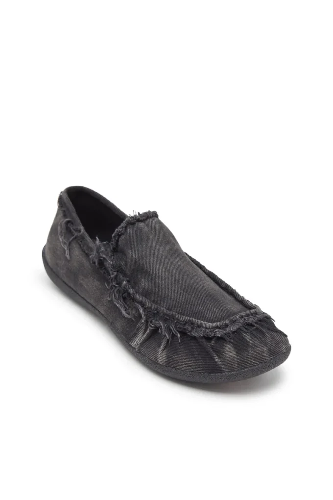 d-shock moc D-Shock – Mocassini in denim effetto consumato