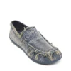 d-shock moc D-Shock – Mocassini in denim effetto consumato